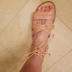 Lace up sandal